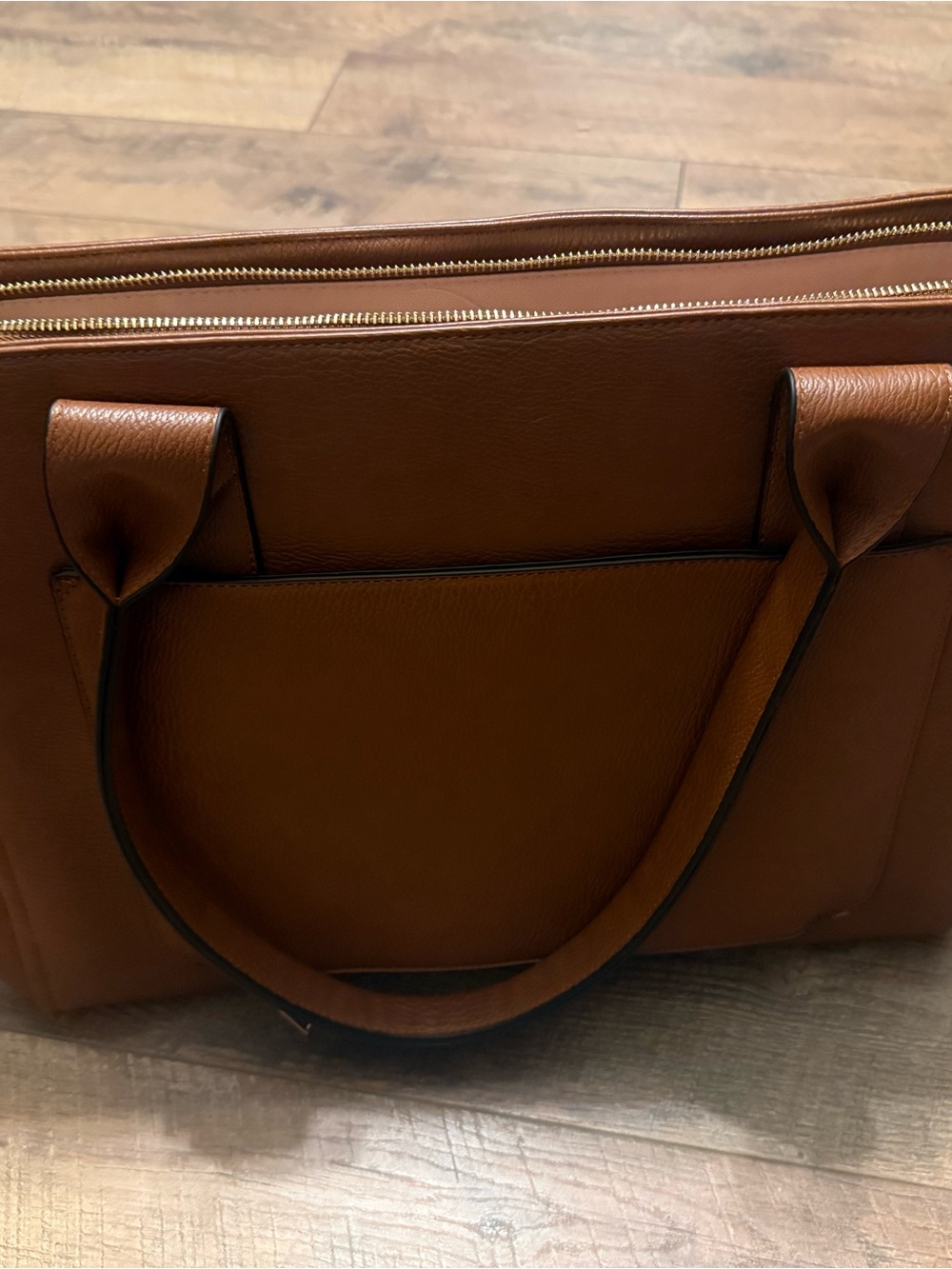 Poppy & Peonies Multitasker Chestnut tote bag - Picture 4 of 8